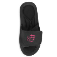 Let's Fun! Pink Slide Sandal | Artistshot