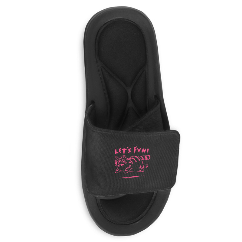 Let's Fun! Pink Slide Sandal | Artistshot