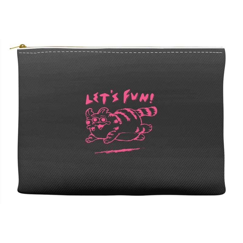 Let's Fun! Pink Accessory Pouches | Artistshot