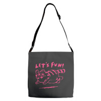 Let's Fun! Pink Adjustable Strap Totes | Artistshot