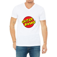 Outer Banks North V-neck Tee | Artistshot