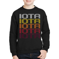 Iota, La Vintage Style Louisiana Youth Sweatshirt | Artistshot