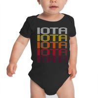 Iota, La Vintage Style Louisiana Baby Bodysuit | Artistshot