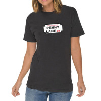 Penny Lane Sign Vintage T-shirt | Artistshot