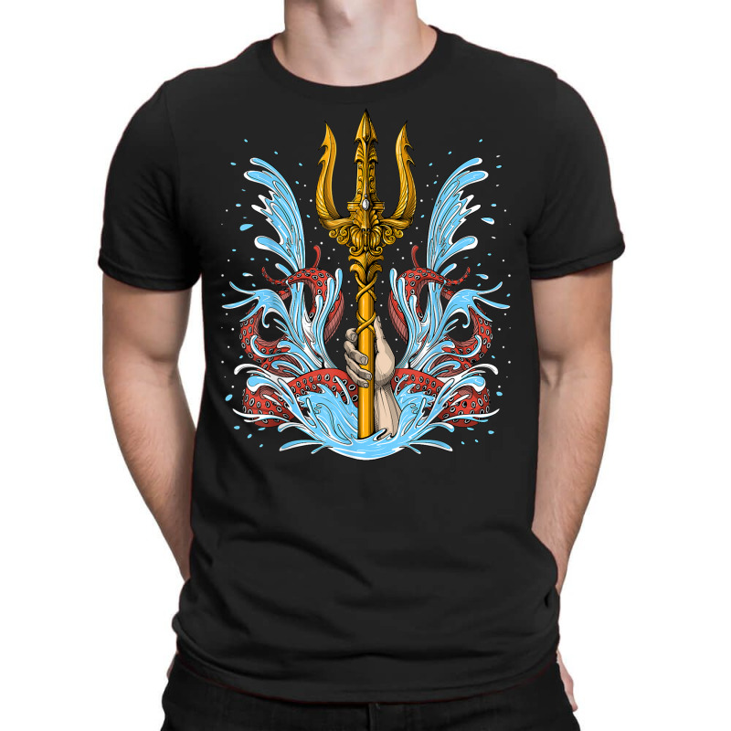 Poseidon Trident Ancient Greek God Mythology Greek Myths T Shirt T-shirt | Artistshot