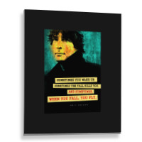 Neil Gaiman Quote, Neil Gaiman Quote Art, Neil Gaiman Quote Vintage, N Metal Print Vertical | Artistshot