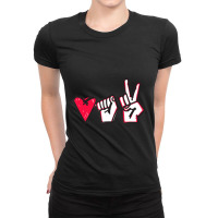 Love Fight Win Belarus Ladies Fitted T-shirt | Artistshot