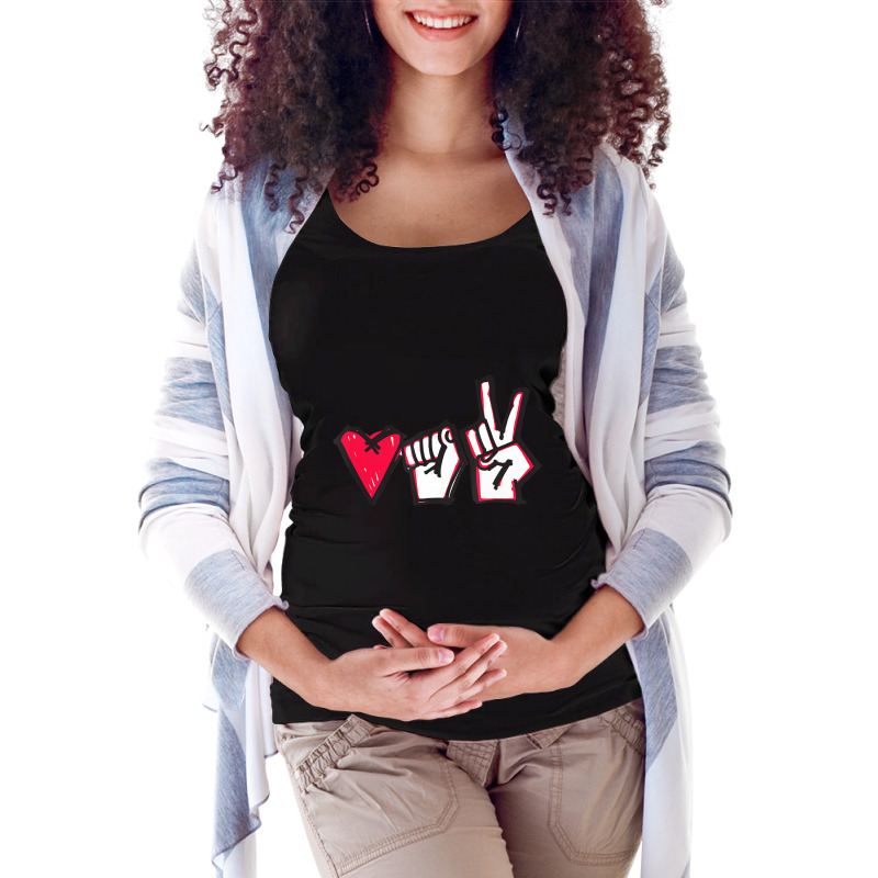 Love Fight Win Belarus Maternity Scoop Neck T-shirt by cm-arts | Artistshot