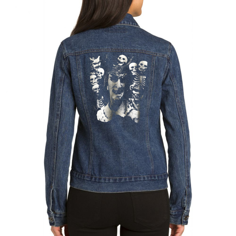 Archaic Smile, The Archaic Smile, Archaic Smile Art,archaic Smile Vint Ladies Denim Jacket by SHOPOOS444 | Artistshot