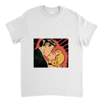 Comic Book Kiss Classic T-shirt | Artistshot