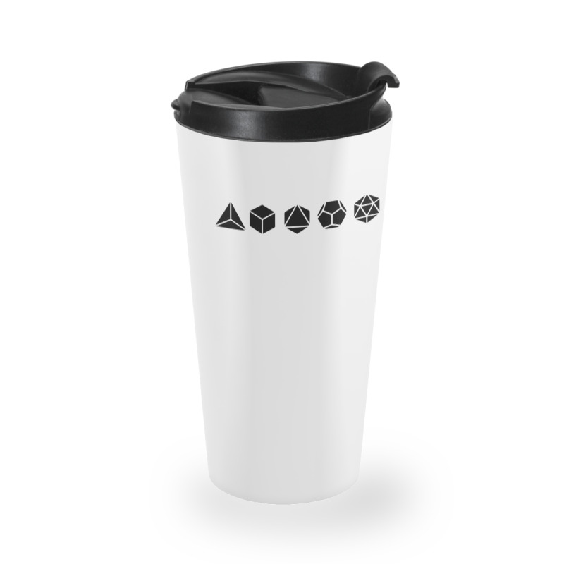 Platonic Solids Building Blocks Of Life Mathematics Travel Mug | Artistshot