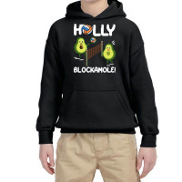 Holy Blockamole T  Shirt Funny Avocado Volleyball Holy Blockamole Guac Youth Hoodie | Artistshot