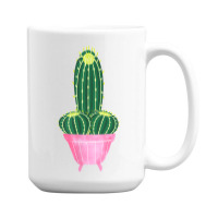 Naughty Cactus For Gag And Bachelor Party T Shirt 15 Oz Coffee Mug | Artistshot