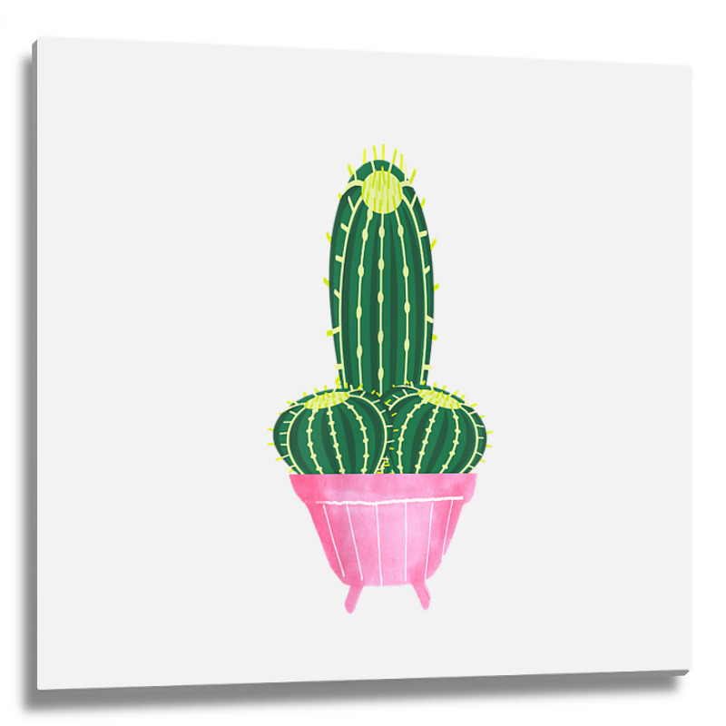 Naughty Cactus For Gag And Bachelor Party T Shirt Metal Print Square | Artistshot