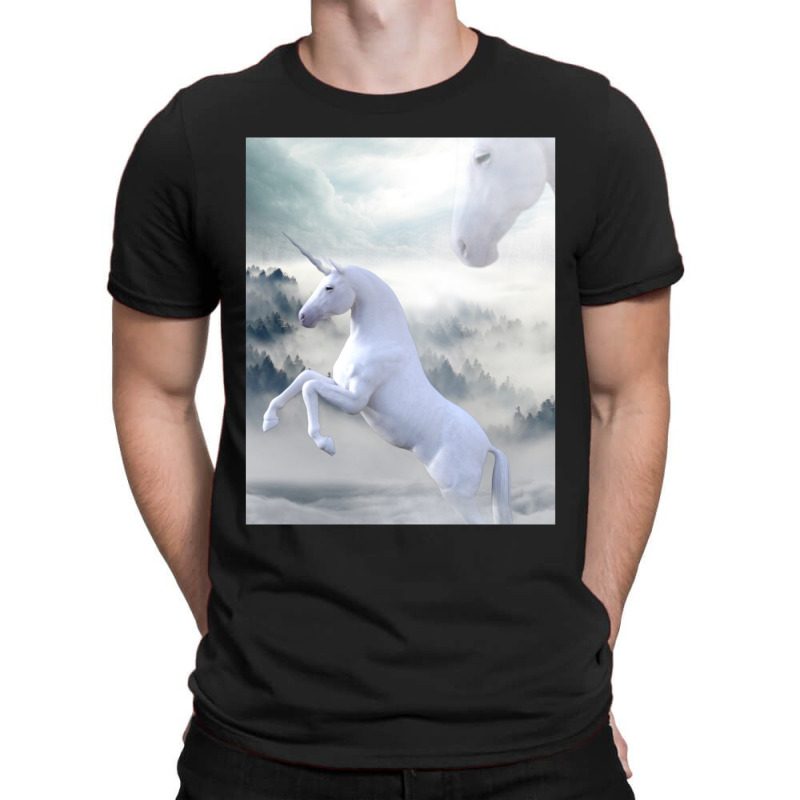 Ethereal White Unicorn T-shirt | Artistshot