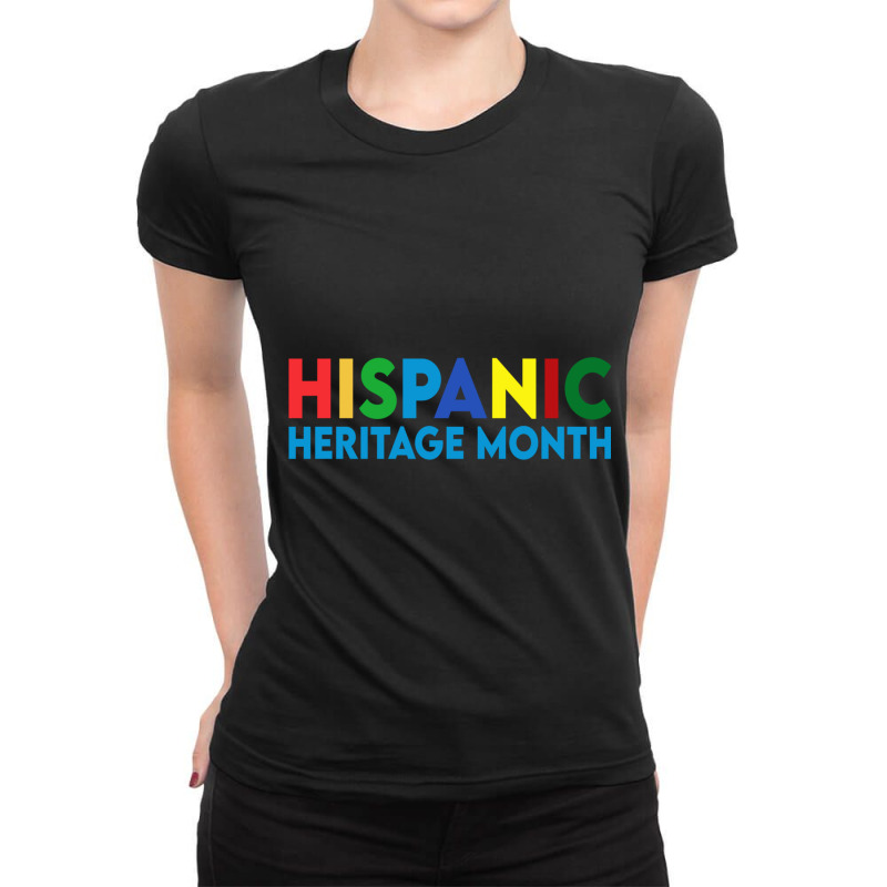 Hispanic Heritage Month 2022 Ladies Fitted T-Shirt by cm-arts | Artistshot