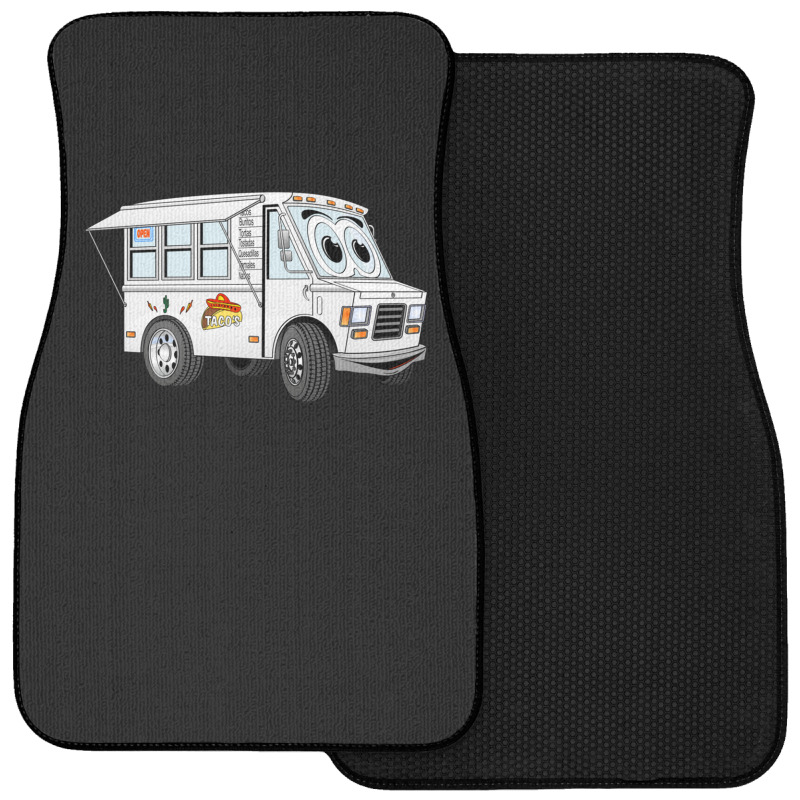 Taco Mini Van Cartoon Front Car Mat by MarkGoulas | Artistshot