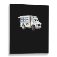 Taco Mini Van Cartoon Metal Print Vertical | Artistshot