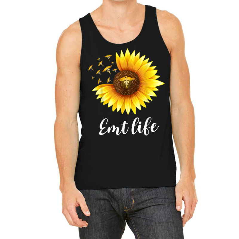 Sunflower Emt Life Ems Emergency Medical Technician Medic T Shirt Tank Top | Artistshot