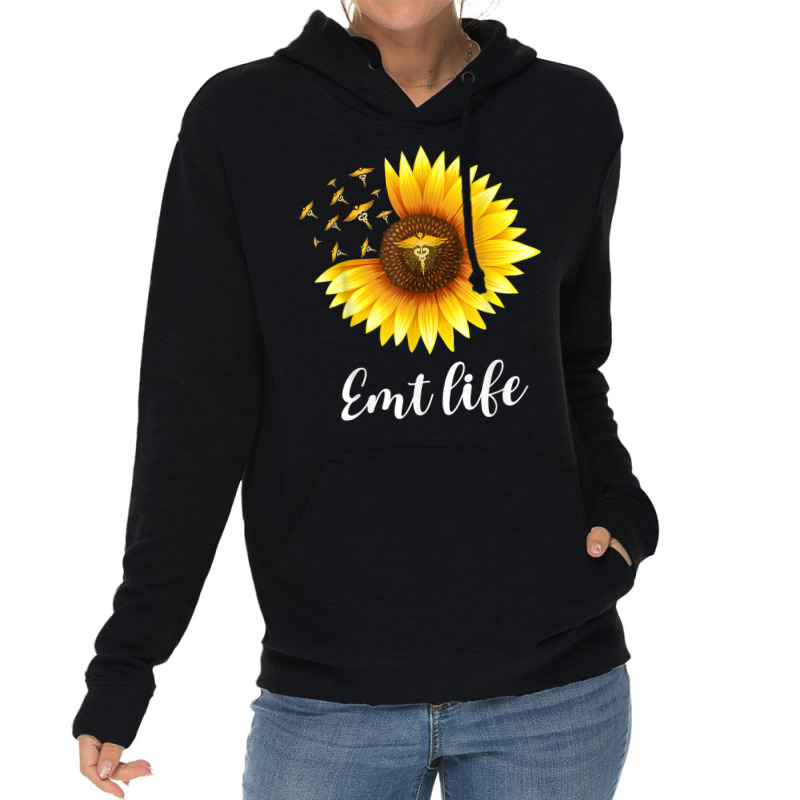 Sunflower Emt Life Ems Emergency Medical Technician Medic T Shirt Lightweight Hoodie | Artistshot