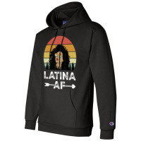 Retro Latina Af Vintage Latinas For Latino Women Champion Hoodie | Artistshot