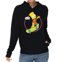 The Simpsons Bart Simpson Eat My Shorts T Shirt Lightweight Hoodie | Artistshot