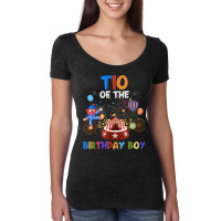 Tio Of The Birthday Boy Ringmaster Circus Birthday Party T Shirt Women's Triblend Scoop T-shirt | Artistshot