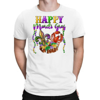 Happy Mardi Gras Fleur De Lis King Cake Crawfish T-shirt | Artistshot