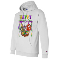 Happy Mardi Gras Fleur De Lis King Cake Crawfish Champion Hoodie | Artistshot