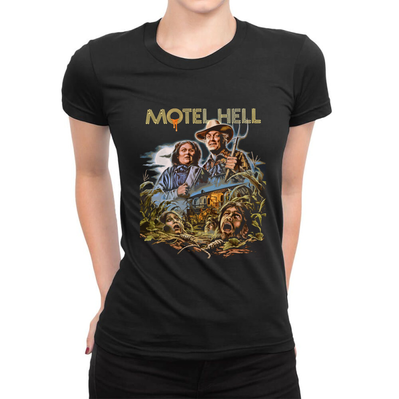 Motel Hell 1 Ladies Fitted T-Shirt by StarActon | Artistshot