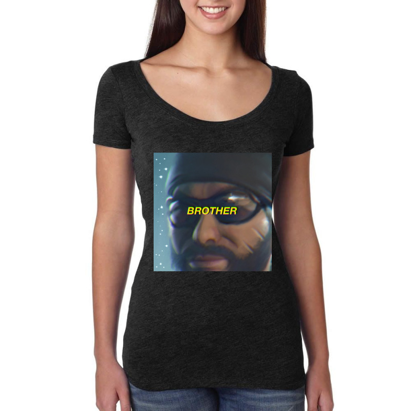 Drifter Says _b R O T H E R_ But With Style Women's Triblend Scoop T-shirt by ERNIEHERNANDEZ | Artistshot