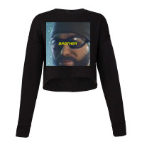 Drifter Says _b R O T H E R_ But With Style Cropped Sweater | Artistshot