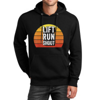 Retro Lift Run Shoo Fitness Gym Workout Vintage Unisex Hoodie | Artistshot