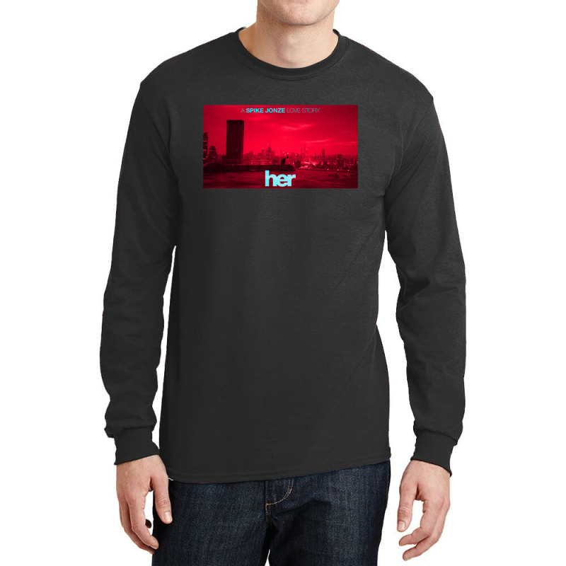 Her - Rooftop Gift Long Sleeve Shirts by DesmondBalts | Artistshot