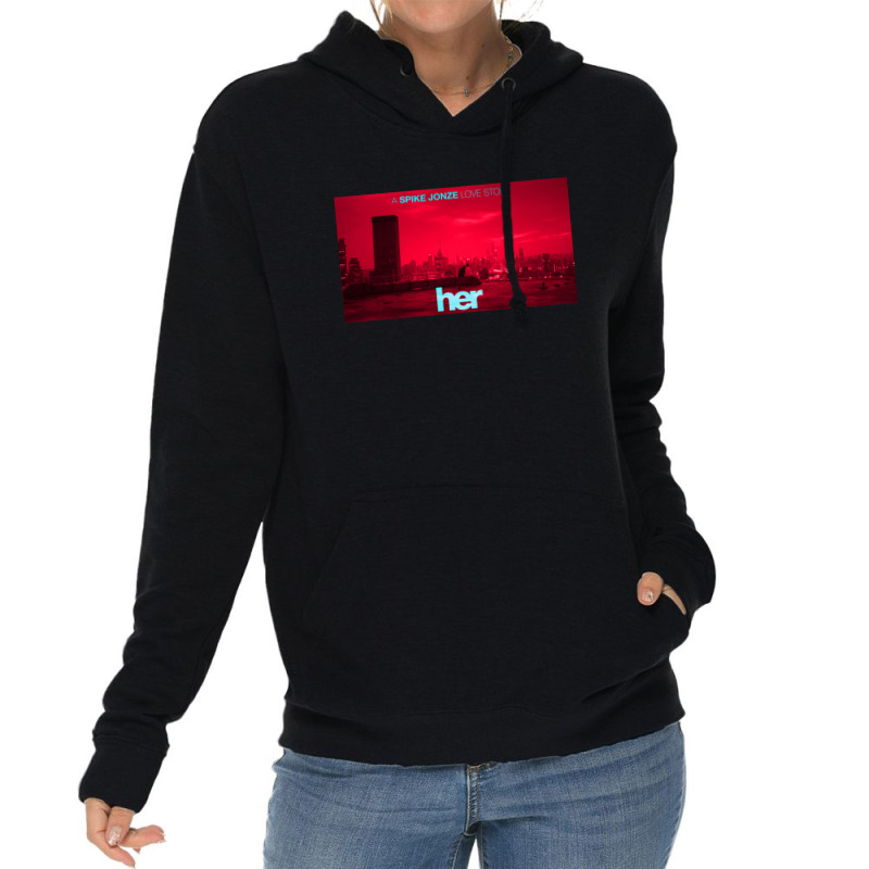 Her - Rooftop Gift Lightweight Hoodie by DesmondBalts | Artistshot