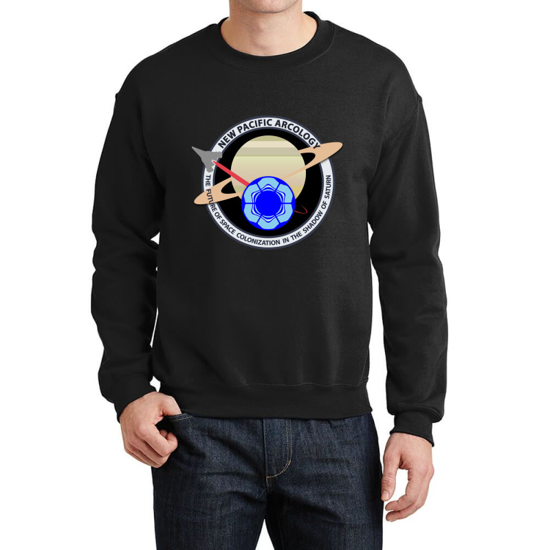 New Pacific Arcology Crewneck Sweatshirt by ERNIEHERNANDEZ | Artistshot