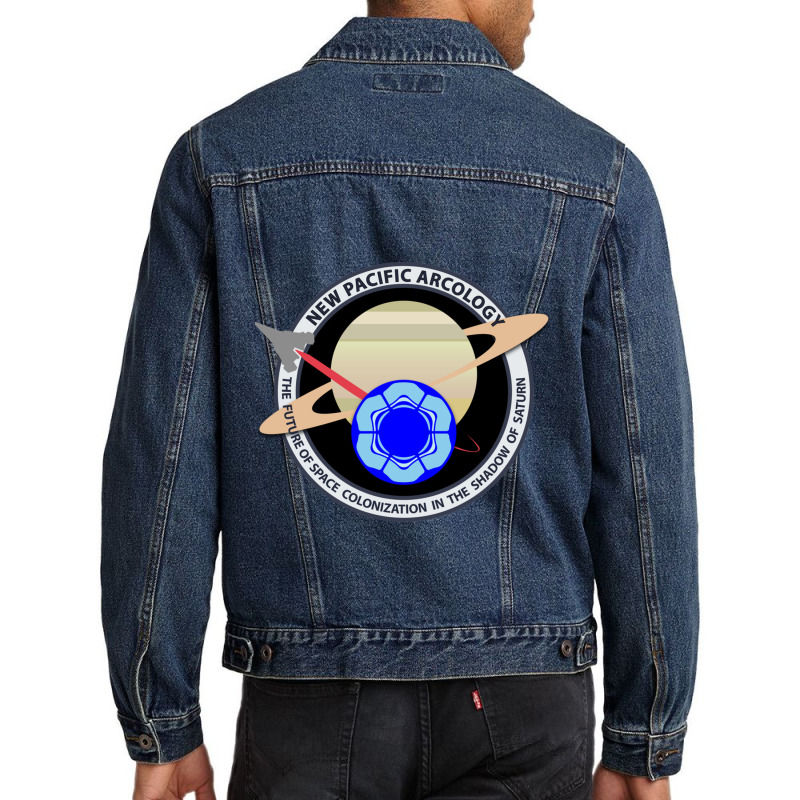 New Pacific Arcology Men Denim Jacket by ERNIEHERNANDEZ | Artistshot