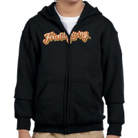 Vintage Friendsgiving Thanksgiving Costume Turkey Day Gifts Youth Zipper Hoodie | Artistshot