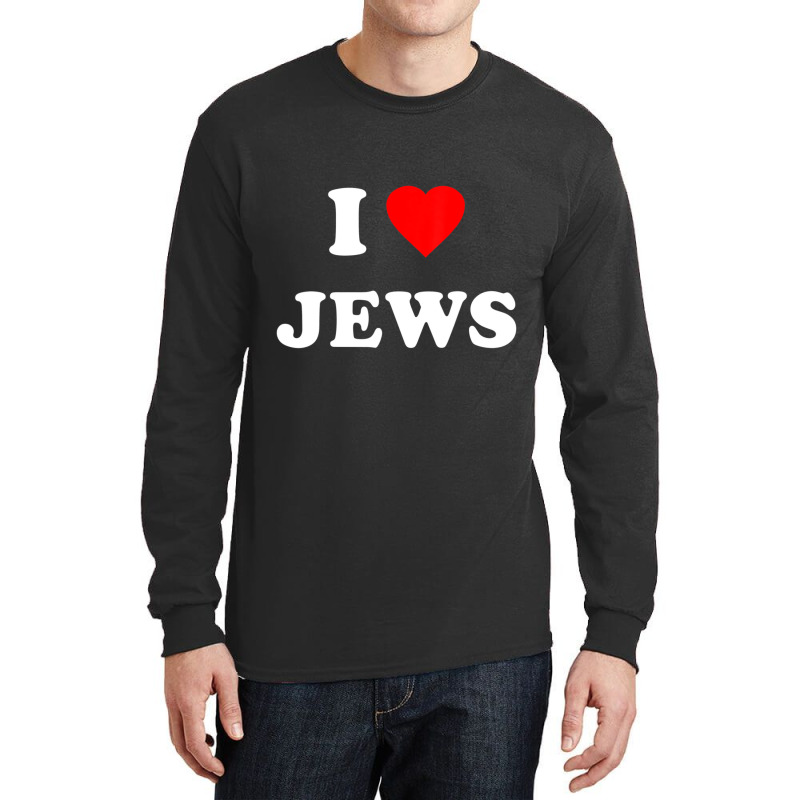 I Love Jews Long Sleeve Shirts by Mata Gibson | Artistshot