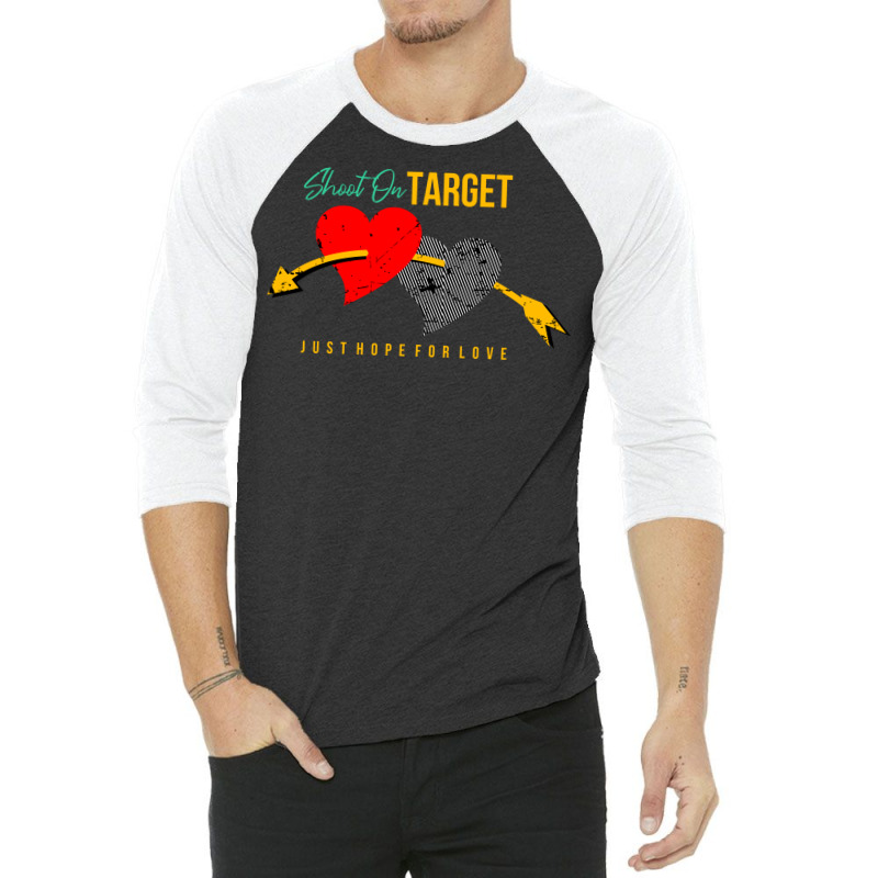 Shoot On Target 3/4 Sleeve Shirt | Artistshot