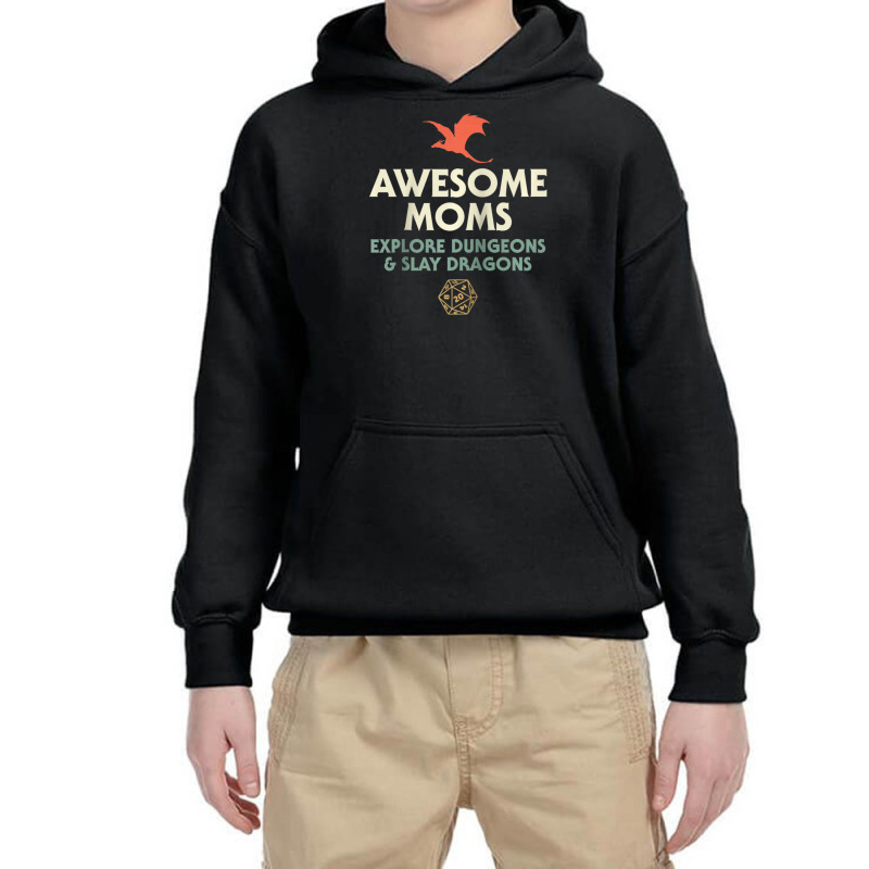 Awesome Moms Explore Dungeons And Slay Dragons Youth Hoodie by hotoancuong | Artistshot