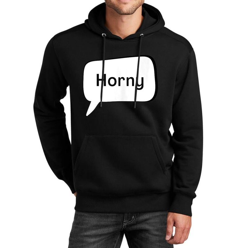 Horny   Texting Top Tank Top Unisex Hoodie | Artistshot