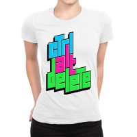 Funny Pc Nerd Ctrl Alt Del Tee  Control Alt Delete Ladies Fitted T-shirt | Artistshot