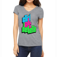 Funny Pc Nerd Ctrl Alt Del Tee  Control Alt Delete Women's V-neck T-shirt | Artistshot