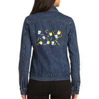 My Milkshake Brings All The Fries To The Yard Ladies Denim Jacket | Artistshot