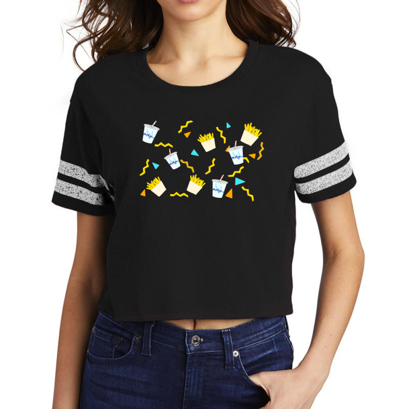 My Milkshake Brings All The Fries To The Yard Scorecard Crop Tee by SaulHiggins | Artistshot