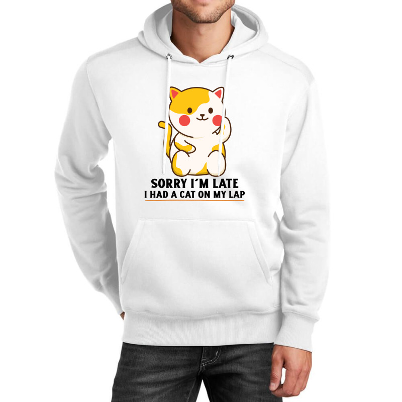 Cute Cat Kitten On My Lap Unisex Hoodie | Artistshot