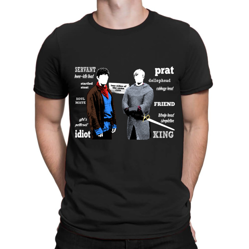 Merlin And Arthur Titles T-shirt | Artistshot