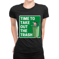 Time To Take Out The Trash - Scott Morrison Ladies Fitted T-shirt | Artistshot