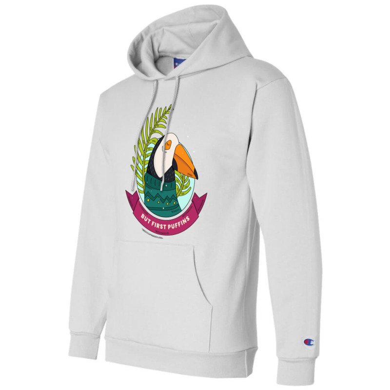 But First Puffin Bird Champion Hoodie by Snap Jolly | Artistshot